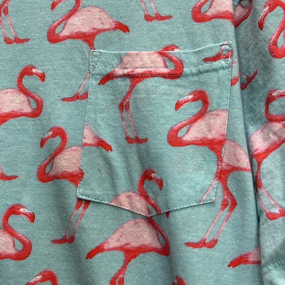 🦩 Flamingo Short Sleeve Pocket Tee Large - Picture 2 of 5
